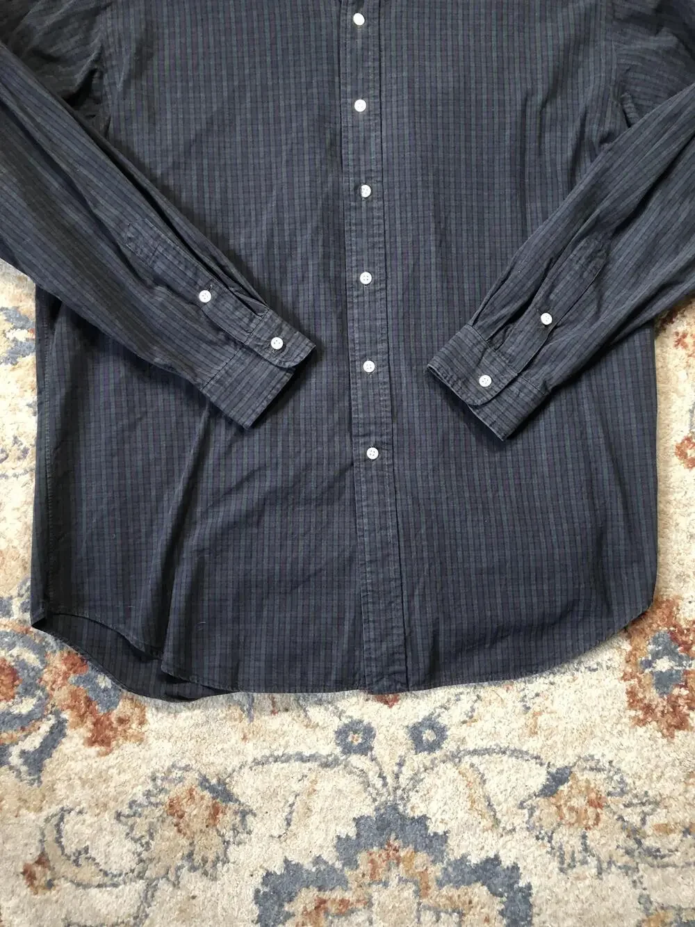 Polo Ralph Lauren Shirt Mens Large Plaid Button Down Blake Classic Dress Shirt